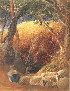 Samuel Palmer The Magic Apple Tree oil on canvas